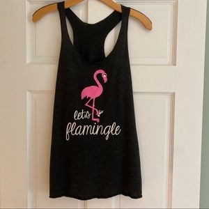 **3 for $20!!** Let’s Flamingle Racerback Tank Flamingo Cocktail Bachelorette